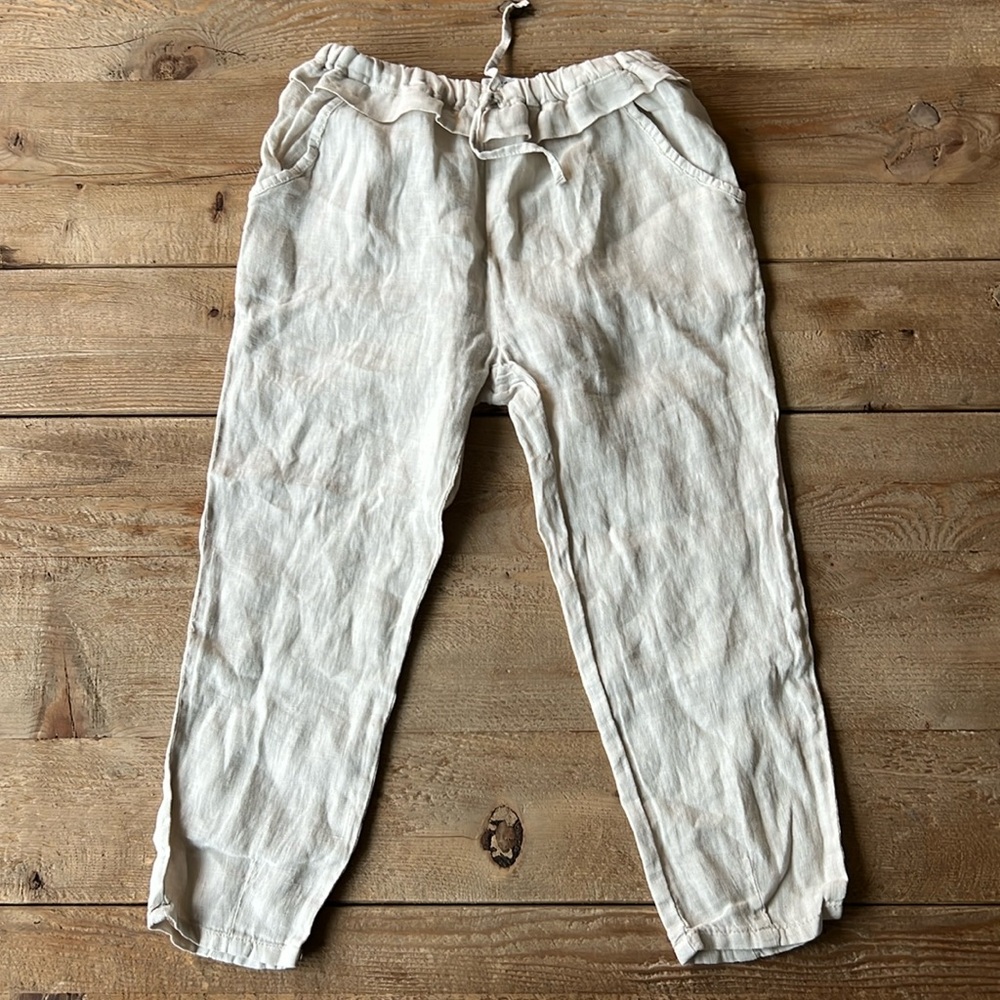 NWOT ZARA LINEN PANTS